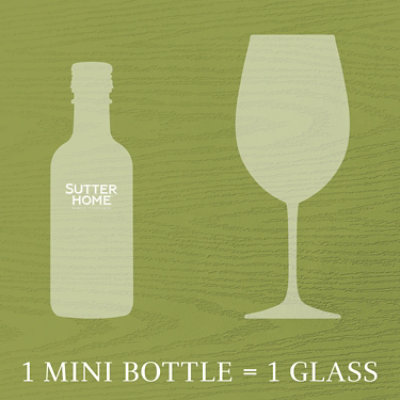 Sutter Home Sauvignon Blanc White Wine Bottle - 4-187 Ml - Image 5