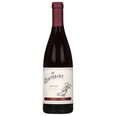 Au Contraire Pinot Noir Wine - 750 Ml