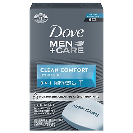 Dove Men+Care Body + Face Bar Clean Comfort - 6-4 Oz - Image 3