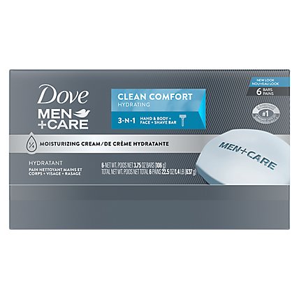 Dove Men+Care Body + Face Bar Clean Comfort - 6-4 Oz - Image 5