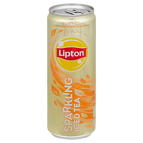 Lipton Iced Tea Sparkling Peach - 12 Fl. Oz.