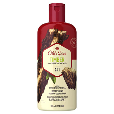 Old Spice Shampoo & Conditioner 2In1 Timber With Sandalwood - 12 Fl. Oz.
