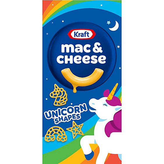 Kraft Macaroni & Cheese Dinner Unicorn Shapes Box - 5.5 Oz