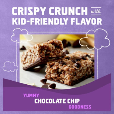 CLIF Kid Zbar Protein Chocolate Chip Crispy Snack Bars - 5-1.27 Oz - Image 2