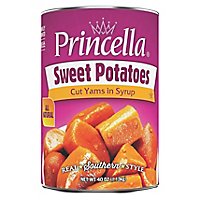 Princella Potatoes Cut Yams In Light Syrup Cut Sweet Potatoes - 40 Oz - Image 1