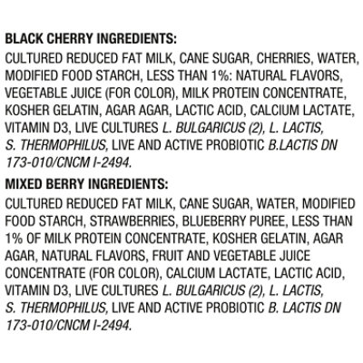 Activia Probiotic Black Cherry & Mixed Berry Variety Pack Yogurt - 12-4 Oz - Image 4
