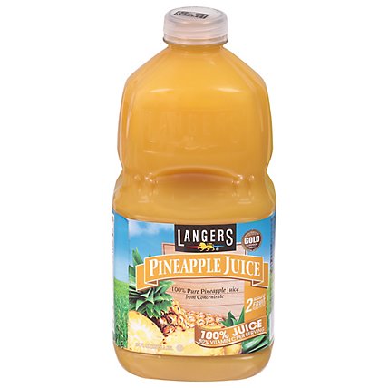 Langers Juice Pineapple - 64 Fl. Oz. - Image 2