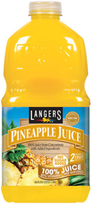 Langers Juice Pineapple - 64 Fl. Oz. - Image 1