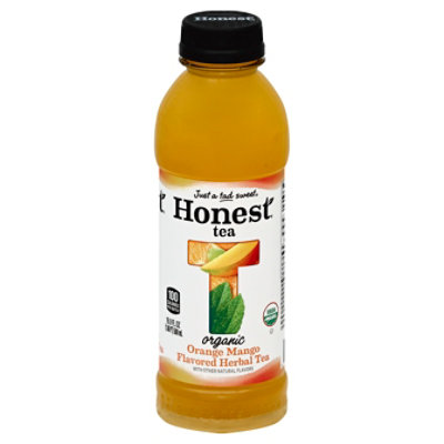 Honest Organic Tea Gluten Free Herbal Orange Mango Flavored - 16.9 Fl. Oz.