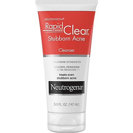 Neutrogena Rapid Clear Stubborn Acne Cleanser - 5 Fl. Oz. - Image 2