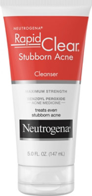 Neutrogena Rapid Clear Stubborn Acne Cleanser - 5 Fl. Oz. - Image 2