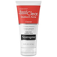 Neutrogena Rapid Clear Stubborn Acne Cleanser - 5 Fl. Oz. - Image 1