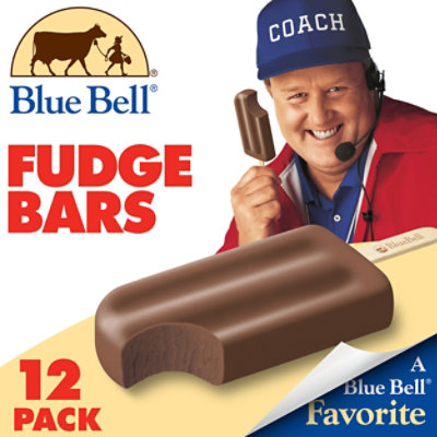 Blue Bell Fudge Bars - 12-2.5 Fl. Oz.