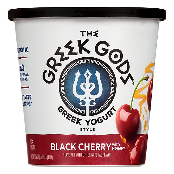 Greek Gods Greek Yogurt Black Cherry - 24 Oz