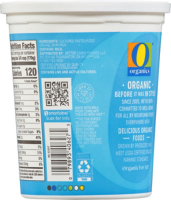 O Organics Organic Greek Yogurt Plain - 32 Oz - Image 5