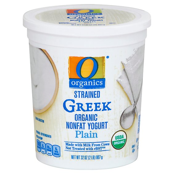 O Organics Organic Greek Yogurt Plain - 32 Oz