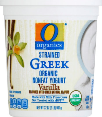 O Organics Organic Greek Yogurt Vanilla - 32 Oz - Image 2