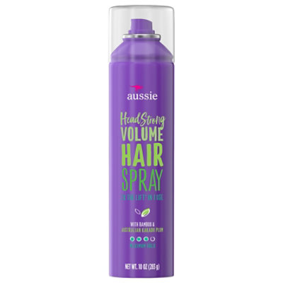 Aussie Headstrong Volume Hairspray Maximum Hold With Bamboo & Kakadu Plum - 10 Oz - Image 3