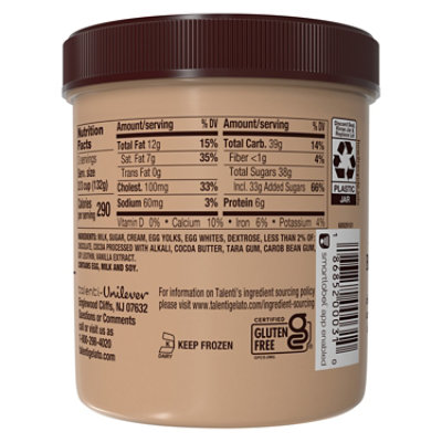 Talenti Belgian Chocolate Gelato - 1 Pint - Image 6