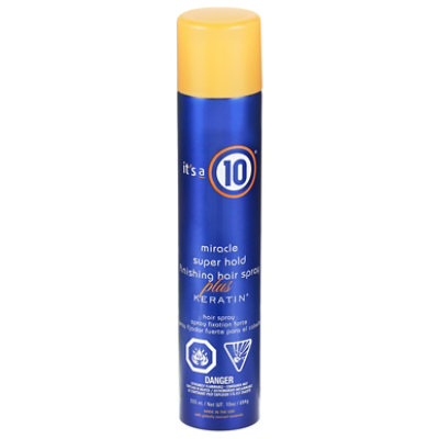 Its A 10 Keratin Firm Miracle Super Hold Finishing Hair Spray - 10 Oz - Image 2