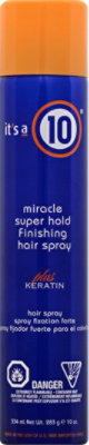 Its A 10 Keratin Firm Miracle Super Hold Finishing Hair Spray - 10 Oz - Image 2