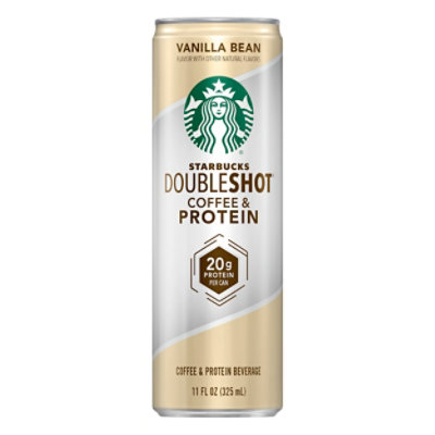 Starbucks Doubleshot Coffee and Protein Beverage Vanilla Bean - 11 Fl. Oz.