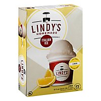 Lyndys Homemade Italian Ice Fat Free Gluten Free Lemon - 6 Fl. Oz. - Image 1