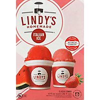 Lyndys Homemade Italian Ice Fat Free Gluten Free Watermelon & Strawberry - 6 Fl. Oz. - Image 2