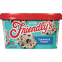 Friendlys Ice Cream Rich and Creamy Cookies and Cream - 1.5 Quart - Image 2