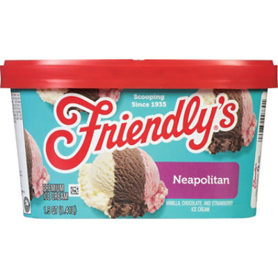 Friendly's Rich and Creamy Orange Creme Swirl Ice Cream and