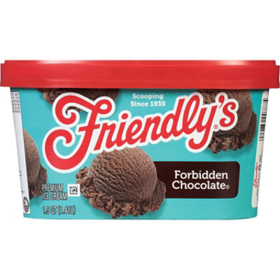 Friendly's Forbidden Chocolate Ice Cream Tub - 1.5 Quart - Image 1