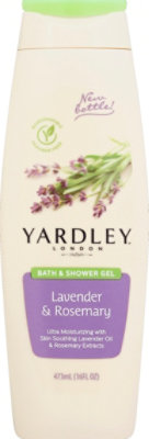 Yardley Lavender & Rosemary Bath & Shower Gel - 16 Fl. Oz.