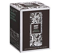 Dry Sparkling Beverage Vanilla Bean Cans - 4-12 Fl. Oz.