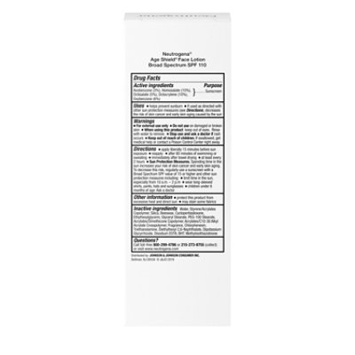 Neutrogena Age Face Shield Lotion Spf 110 - 3 Fl. Oz. - Image 5