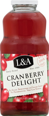 L & A Cranberry Delight - 32 Fl. Oz. - Image 1