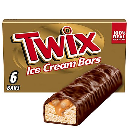 Twix Ice Cream Bars - 6 Count - Image 1