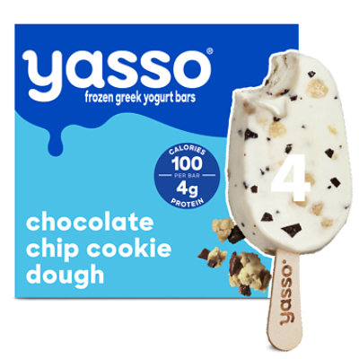 Yasso Frozen Yogurt Greek Bars Chocolate Chip Cookie Dough - 4-3.5 Fl. Oz. - Image 2