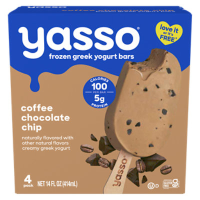 Yasso Yogurt Bars Frozen Greek Coffee Chocolate Chip - 4-3.5 Fl. Oz. - Image 3