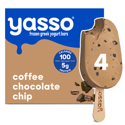 Yasso Yogurt Bars Frozen Greek Coffee Chocolate Chip - 4-3.5 Fl. Oz. - Image 2