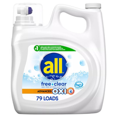 all Free Clear OXI Liquid Laundry Detergent - 141 Fl. Oz. - Image 3