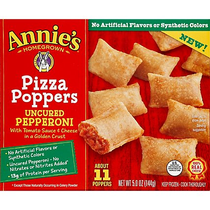 Annies Homegrown Pizza Poppers Uncured Pepperoni - 5 Oz - Image 2