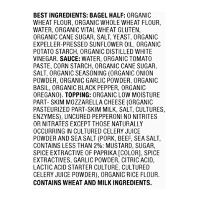 Annies Homegrown Pizza Bagels Uncured Pepperoni Mini 9 Count - 6.65 Oz - Image 4