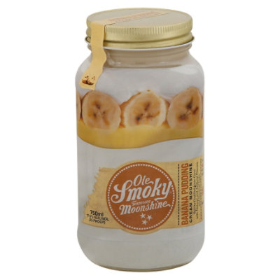 Ole Smoky Banana Pudding Cream Moonshine Flavored Whiskey - 750 Ml - Image 3