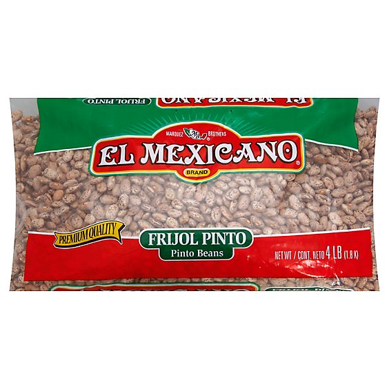 El Mexicano Beans Pinto Can - 64 Oz