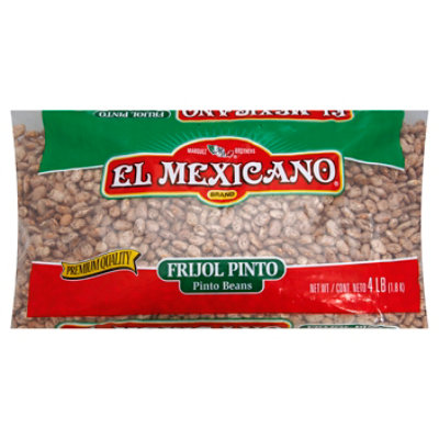 El Mexicano Beans Pinto Can - 64 Oz