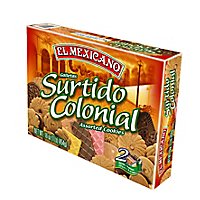 El Mexicano Surtido Colonial Cookies Box - 16 Oz - Image 1