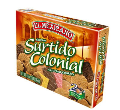 El Mexicano Surtido Colonial Cookies Box - 16 Oz