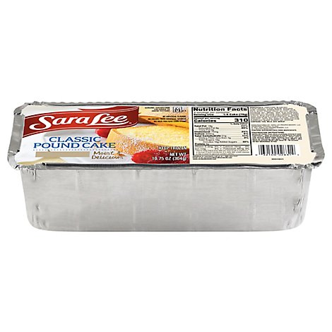 Sara Lee Cake Pound All Butter - 10.75 Oz