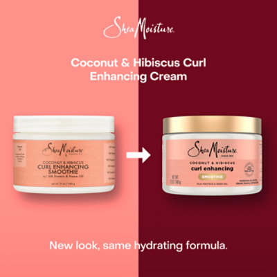 SheaMoisture Curl Enhancing Cream Coconut & Hibiscus - 12 Oz - Image 5