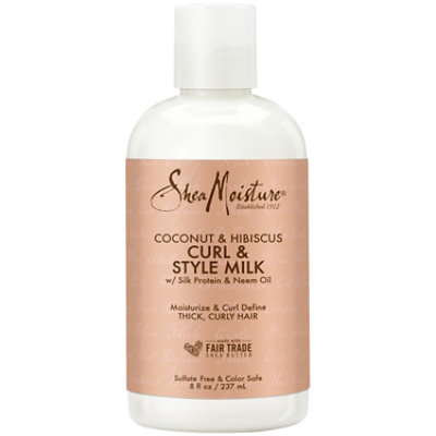 SheaMoisture Curl & Style Milk Coconut & Hibiscus - 8 Oz - Image 4